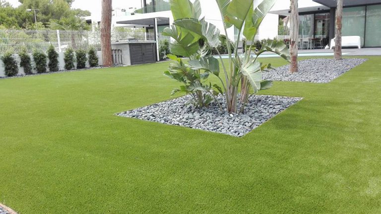 jardin cesped artificial